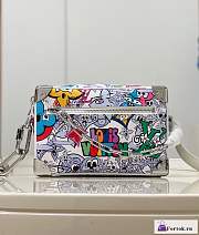 Fortok Louis Vuitton Mini Soft Trunk Animal Pattern M82008 18.5x13x8cm  - 1