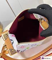 Fortok Louis Vuitton Side Trunk Bag White M46358 21x14x6cm - 5