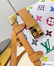 Fortok Louis Vuitton Side Trunk Bag White M46358 21x14x6cm - 3