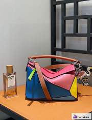 Fortok Loewe Puzzle Bag Leather Multicolor 24x10x14cm - 1