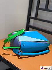 Fortok Loewe Puzzle Bag Leather Blue 24x10x14cm - 4