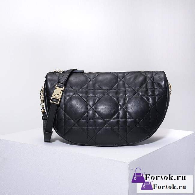 Fortok Dior Vibe Hobo Bag Black 29x20x9cm - 1