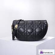 Fortok Dior Vibe Hobo Bag Black 29x20x9cm - 1