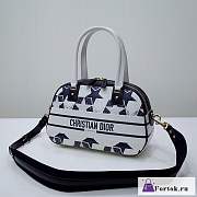 Fortok Dior Vibe Bowling Star Pattern Bag 33x21x12cm - 2