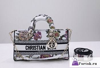 Fortok Dior Lady D-Joy Cannage Pattern Bag 26x13.5x5cm