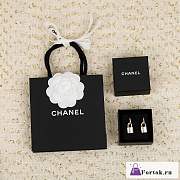 Fortok Chanel Small Lock Stud Earrings - 2