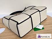 Fortok Bottega Veneta Medium Arco Tote Bag Natural/ Black - 3