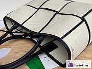 Fortok Bottega Veneta Medium Arco Tote Bag Natural/ Black - 5