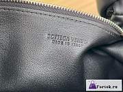 Fortok Bottega Veneta Black Double Knot Top Handle Bag - 2
