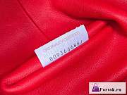 Fortok Bottega Veneta Red Double Knot Top Handle Bag - 4