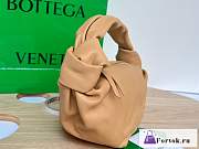 Fortok Bottega Veneta Beige Double Knot Top Handle Bag - 2
