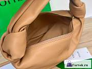 Fortok Bottega Veneta Beige Double Knot Top Handle Bag - 3