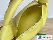 Fortok Bottega Veneta Yellow Double Knot Top Handle Bag - 5