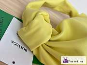 Fortok Bottega Veneta Yellow Double Knot Top Handle Bag - 4