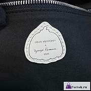 Fortok Louis Vuitton Yayou Kusama Neverfull MM Black M46390 31cm - 3