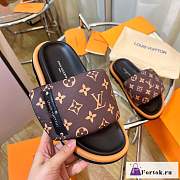 Fortok Louis Vuitton Pool Pillow Mules Brown - 4