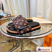 Fortok Louis Vuitton Pool Pillow Mules Brown - 3