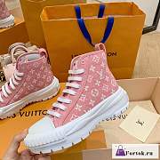 Fortok Louis Vuitton Squad Sneakers Pink - 2