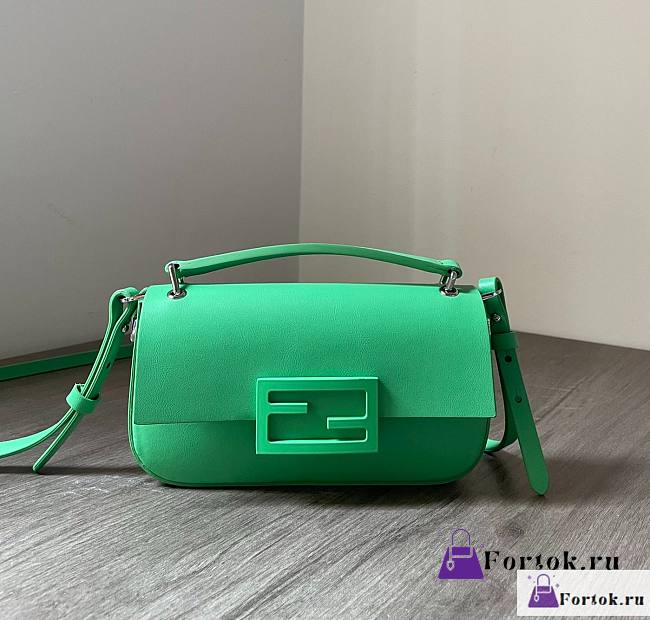 Fortok Fendi Baguette Phone Pouch Green 19×14×4cm - 1
