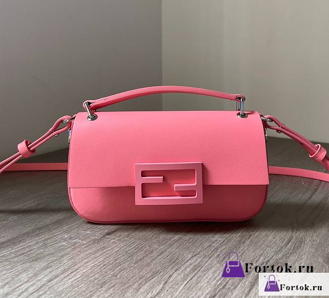 Fortok Fendi Baguette Phone Pouch Pink 19×14×4cm - 1