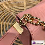 Fortok Louis Vuitton Twist Medium Bag Pink M21605 19x15x9cm - 6