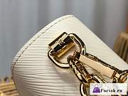 Fortok Louis Vuitton Twist Medium Bag White M50280 23x17x9.5cm - 3