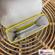 Fortok Louis Vuitton Twist Medium Bag Yellow M20802 19x15x9cm - 6