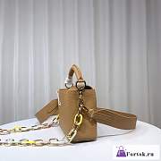 Fortok Louis Vuitton Capucines Bag Brown M21798 21x14x8cm - 5