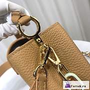 Fortok Louis Vuitton Capucines Bag Brown M21798 21x14x8cm - 4