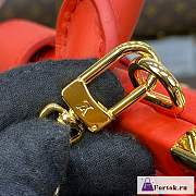 Fortok Louis Vuitton Monogram Clutch Red M22327 28x14x10cm - 4