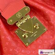 Fortok Louis Vuitton Monogram Clutch Red M22327 28x14x10cm - 3