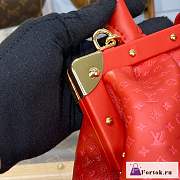 Fortok Louis Vuitton Monogram Clutch Red M22327 28x14x10cm - 2