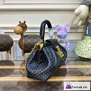 Fortok Louis Vuitton Monogram Clutch Black M22327 28x14x10cm - 6