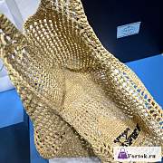 Fortok Prada Raffia Tote Bag Beige - 3
