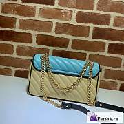 Fortok Gucci Online Exclusive GG Marmont Small Bag 443497 26x15x7cm - 5