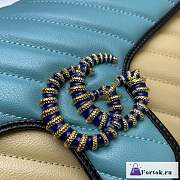 Fortok Gucci Online Exclusive GG Marmont Small Bag 443497 26x15x7cm - 6