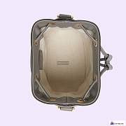 Fortok Gucci GG Matelassé Bucket Bag Grey 16x20x9.5cm - 4