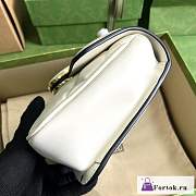 Fortok Gucci White Deco Shoulder Bag 18x14.5x8cm - 6