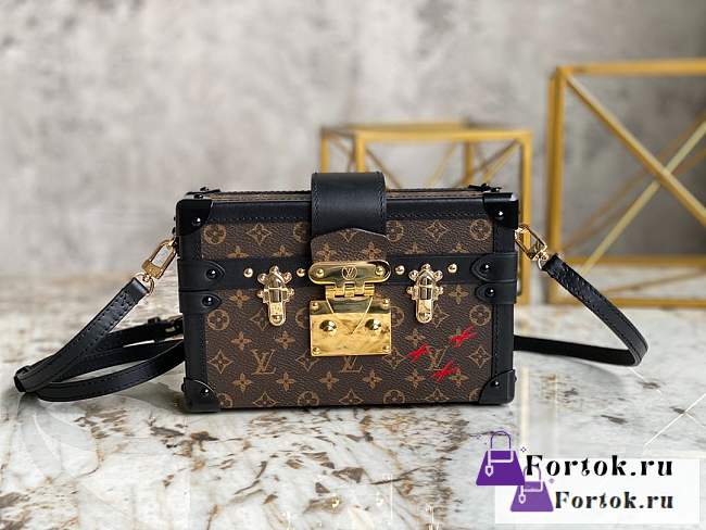 Fortok Louis Vuitton Petite Malle Box Bag M44199 20x5x12cm - 1