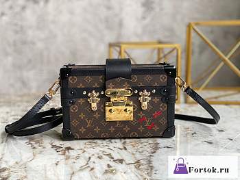 Fortok Louis Vuitton Petite Malle Box Bag M44199 20x5x12cm