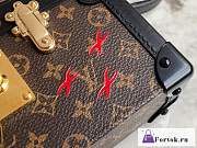 Fortok Louis Vuitton Petite Malle Box Bag M44199 20x5x12cm - 4