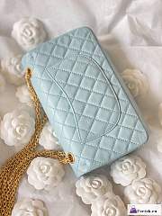 Fortok Chanel 2.55 Reissue Chervon Bag Blue 20cm - 2