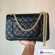 Fortok Chanel 2.55 Reissue Chervon Bag Black 28cm - 3