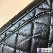 Fortok Chanel 2.55 Reissue Chervon Bag Black 28cm - 4