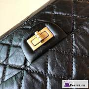 Fortok Chanel 2.55 Reissue Chervon Bag Black 28cm - 6