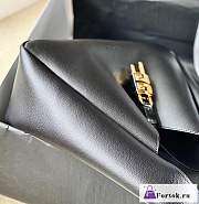 Fortok Givenchy G-Hobo Leather Shoulder Bag Black 31x15x43cm - 6