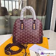 Fortok Goyard Vendome Bag Burgundy 23x10x18.5cm - 1