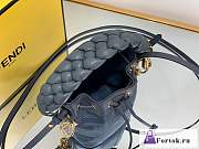 Fortok Fendi Mon Tresor FF Canvas Mini Bag Dark Blue - 3