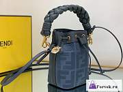 Fortok Fendi Mon Tresor FF Canvas Mini Bag Dark Blue - 5