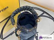 Fortok Fendi Mon Tresor FF Canvas Mini Bag Dark Blue - 6